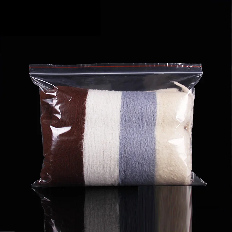 Длина застежка-молния Пластиковые пакеты упаковка Ziplock вентиляционное отверстие повторно закрываемый пакет самозапечатываемая застежка-молния из полиэтиленовой ткани пищевая ширина длинная