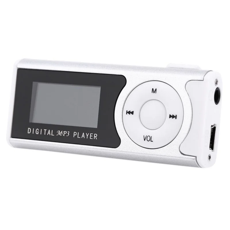 Мини MP3 Поддержка 8 Гб микро SD клипов ЖК-экран MP3-плеер Спортивный Портативный mp3