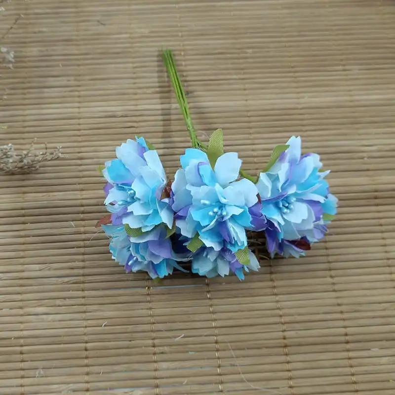 O envio gratuito DE 6 unids margarida flores artificiais seda buque para casamento banquete decoracao diy acessor | Дом и сад