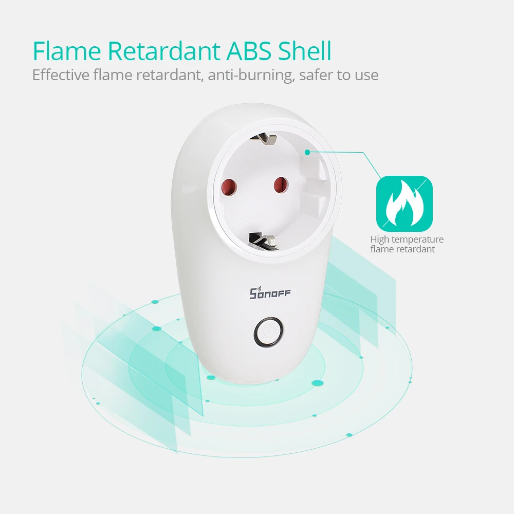 SONOFF S26 EU/AU/US/UK/CN wifi умная розетка домашняя Автоматизация переключатель работает с amazon alexa google Home