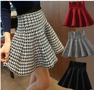 Новинка 2014 хит продаж Женская осенне зимняя трикотажная юбка с высокой талией