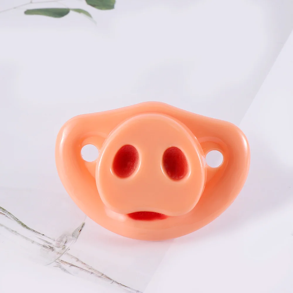 High Quality Safety Funny Mustache Baby Kids Infant Pacifier Teether Pacy Orthodontic Nipples Pig Nose Dummy | Мать и ребенок