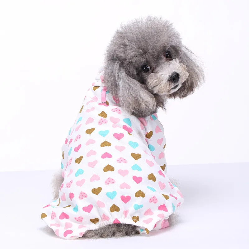 AHUAPET Clothing For Dog Jumpsuit Vest Pajamas French Bulldog Puppy Clothes Costumes Cotton Hot Sale Animal Supplies | Дом и сад