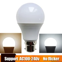 real power led bulb b22 led lampada ampoule bombilla 3w 6w 9w 12w 15w 18w 21w led lamp 220v 110v coldwarm white led spotlight