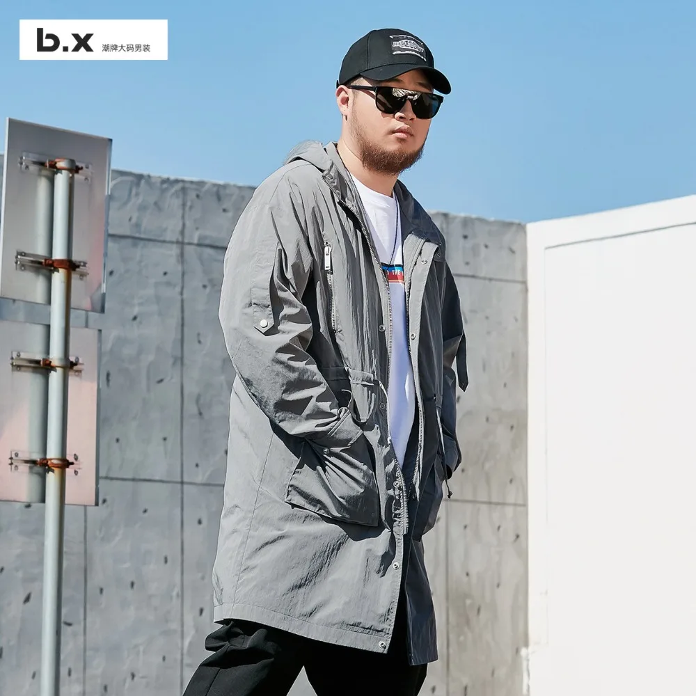 B.X tide бренд большой размер мужской 2019 Весна мульти-карман длинный - Цена: 9463.44