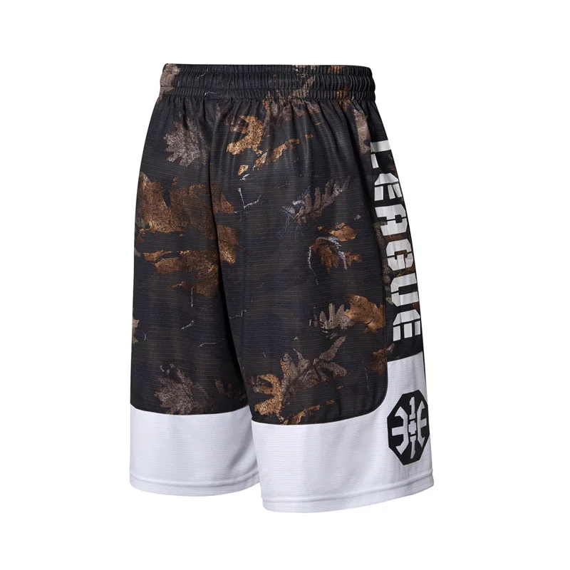 Li-Ning Для мужчин плохой пять баскетбольные шорты для соревнований 100% полиэстер