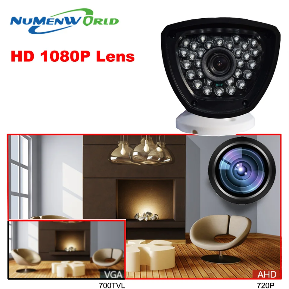 Камера видеонаблюдения HD 3000TVL CCTV для дома дневное/ночное видение 2.0MP AHD