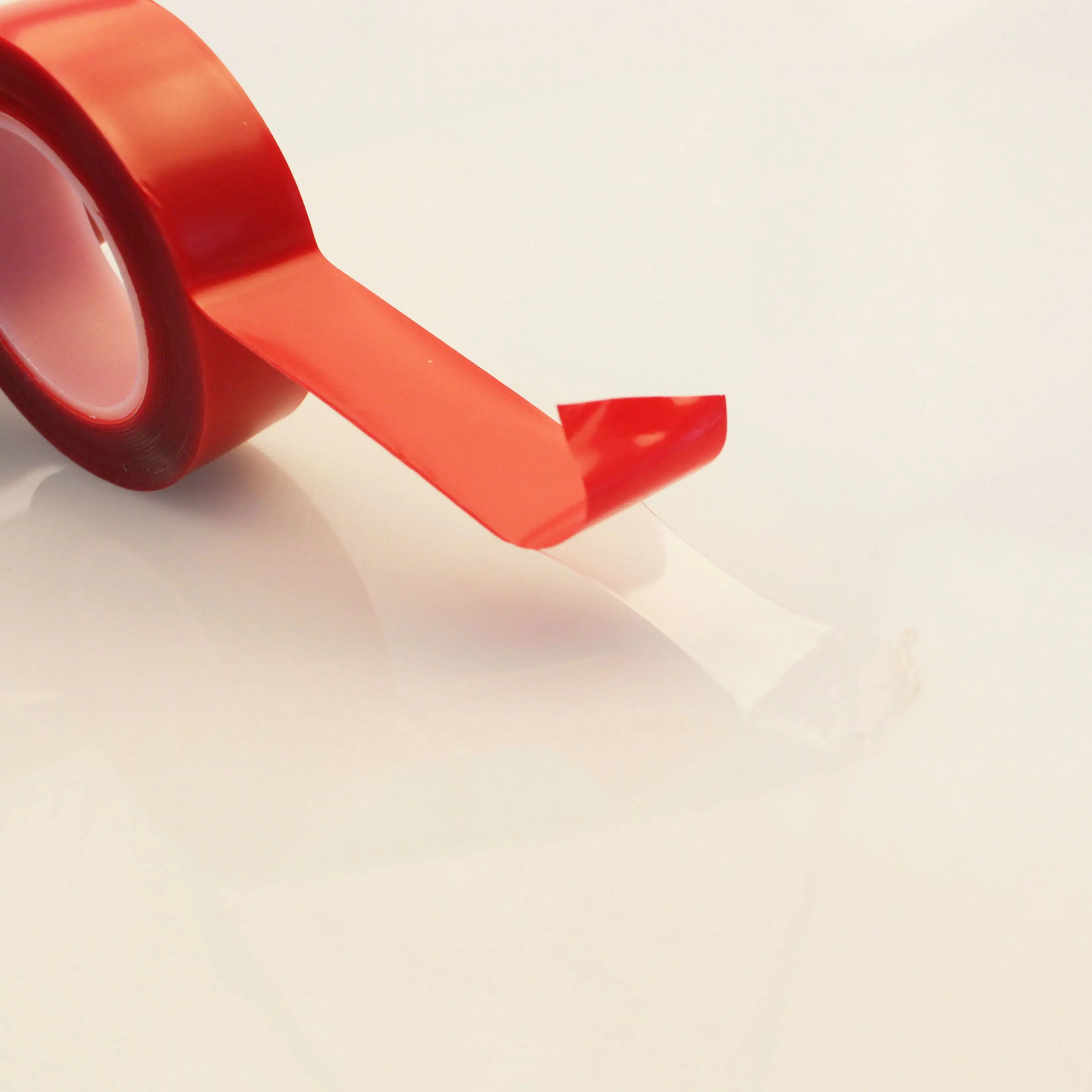 Красная прозрачная силиконовая двусторонняя клейкая лента rylyхорос наклейка для