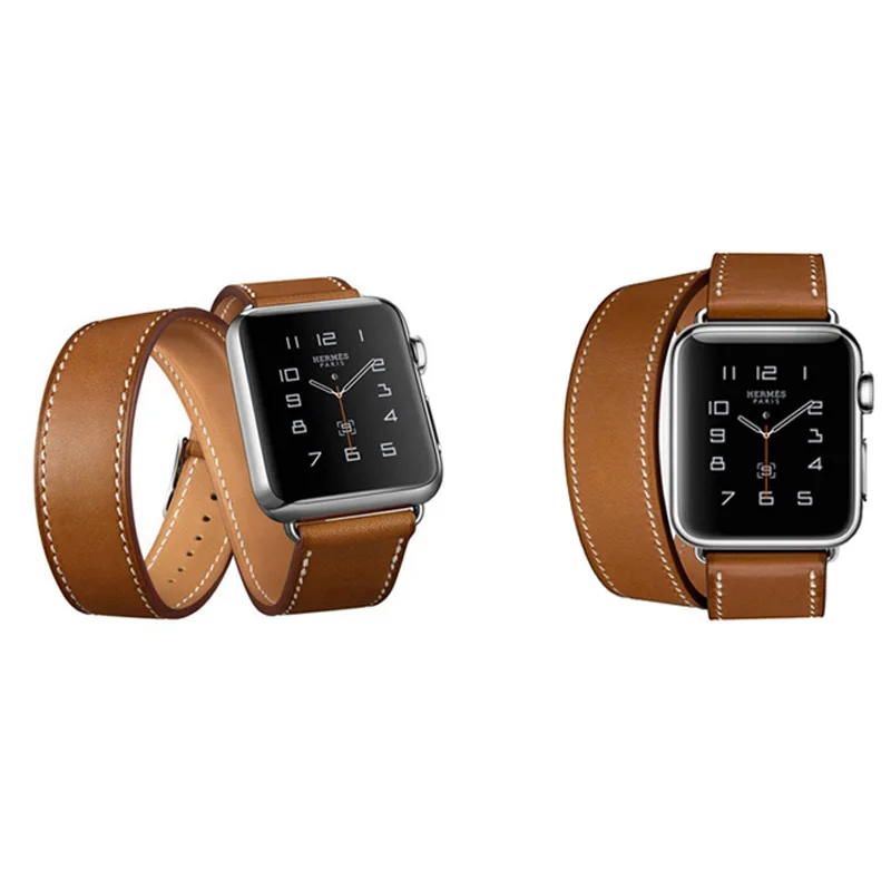 4 цвет Манжеты/Одноместный/Двухместный Тур обертывания для apple watch band очень долго