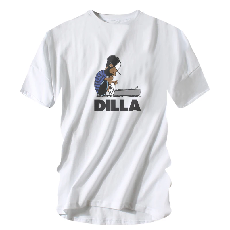 Custom TShirts Wu-tang T Shirt Charlie Brown Jay Dee J Dilla Hip Hop Donuts MF DOOM Cotton O Neck Short Sleeved T-shirt For Men | Мужская