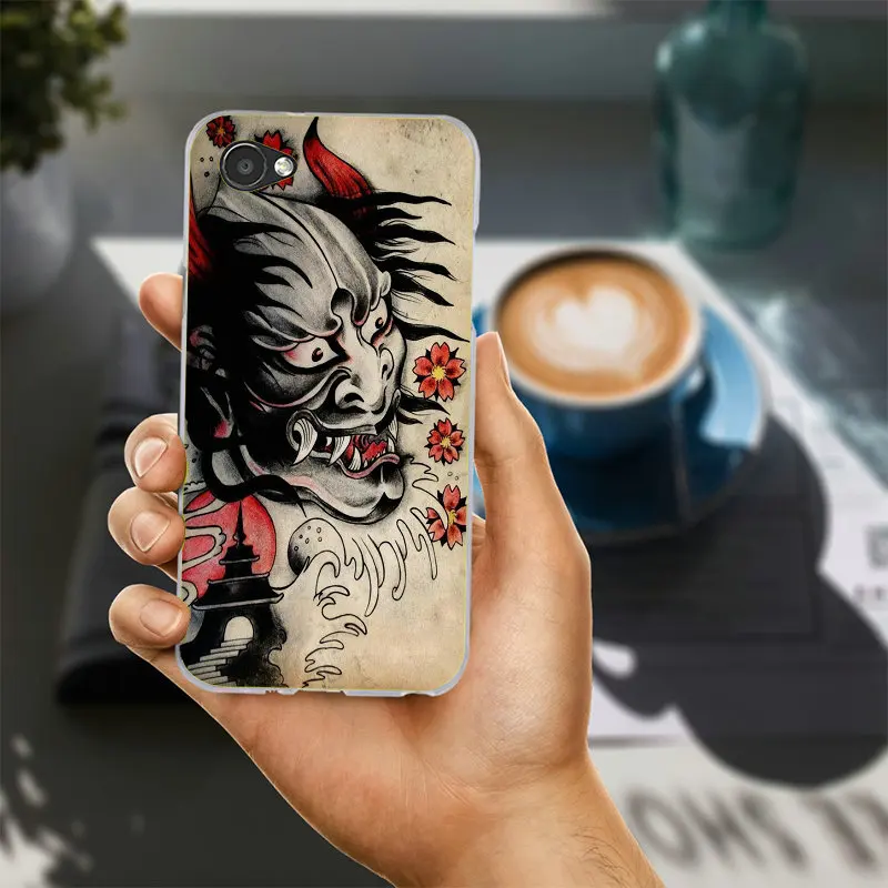 Японский они Hannya демоническая маска для LG G2 G3 мини G4 G5 G6 K4 K7 K8 2017 K10 V10 V20 V30 дух Сумки