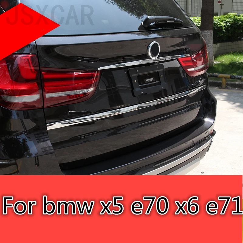 Для bmw x5 e70 Задняя Крышка багажника отделка литье под дверь крышка наружное