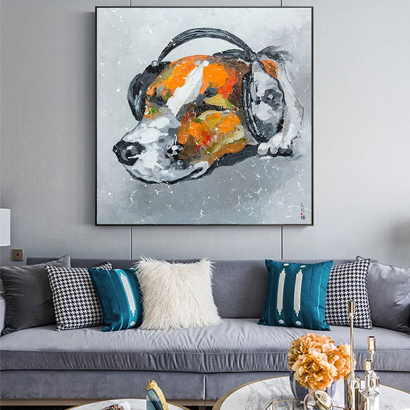 GOODECOR домашний декор настенное искусство дикие животные холст картина маслом