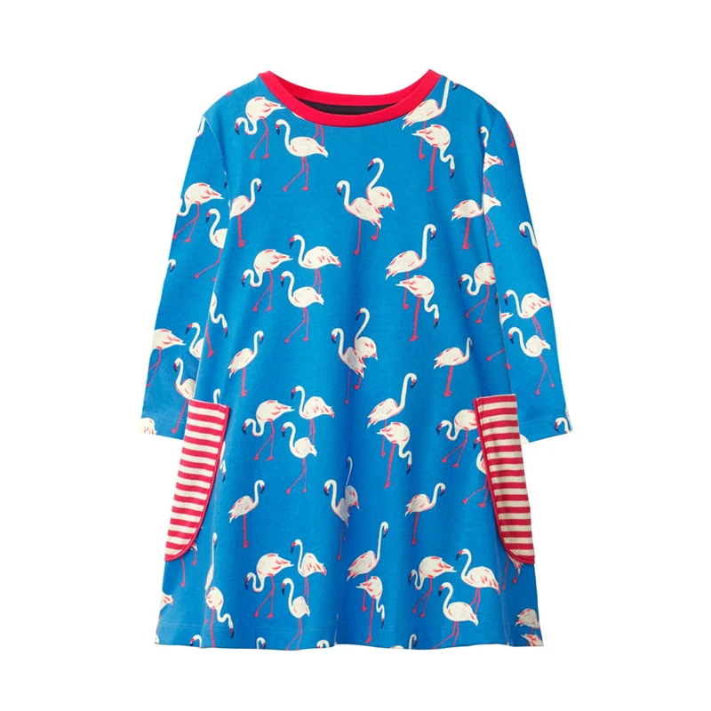 Beloved Angel Girls Dress Long Sleeve Kids Flower Dresses Children Unicorn Vestidos Autumn For Girl | Детская одежда и обувь