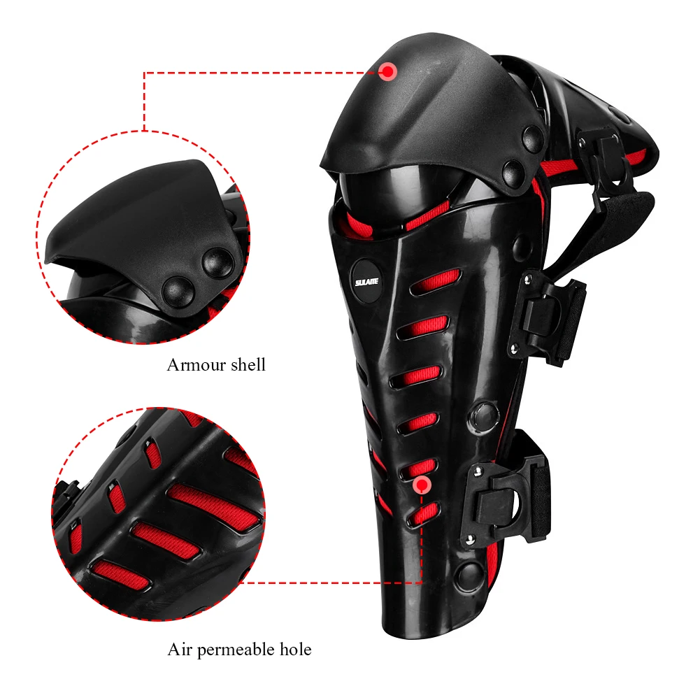 

1 Pair Cycling Knee Pads Outdoor Sport Motorcycle Motorcycle Motocross Racing Elbow Knee Pad Knee Protector Adjustable Thicken