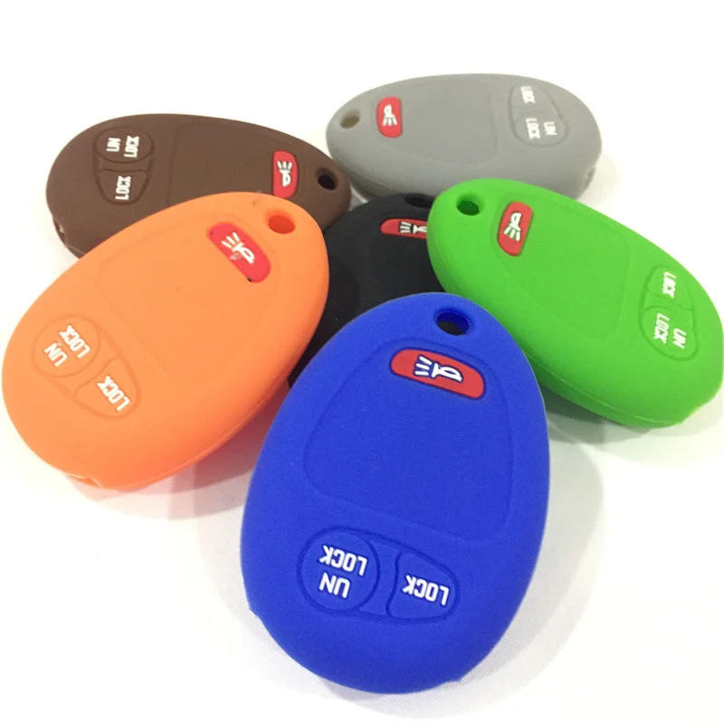 Набор силиконовых резиновых чехлов для автомобильных ключей держатель Chevrolet