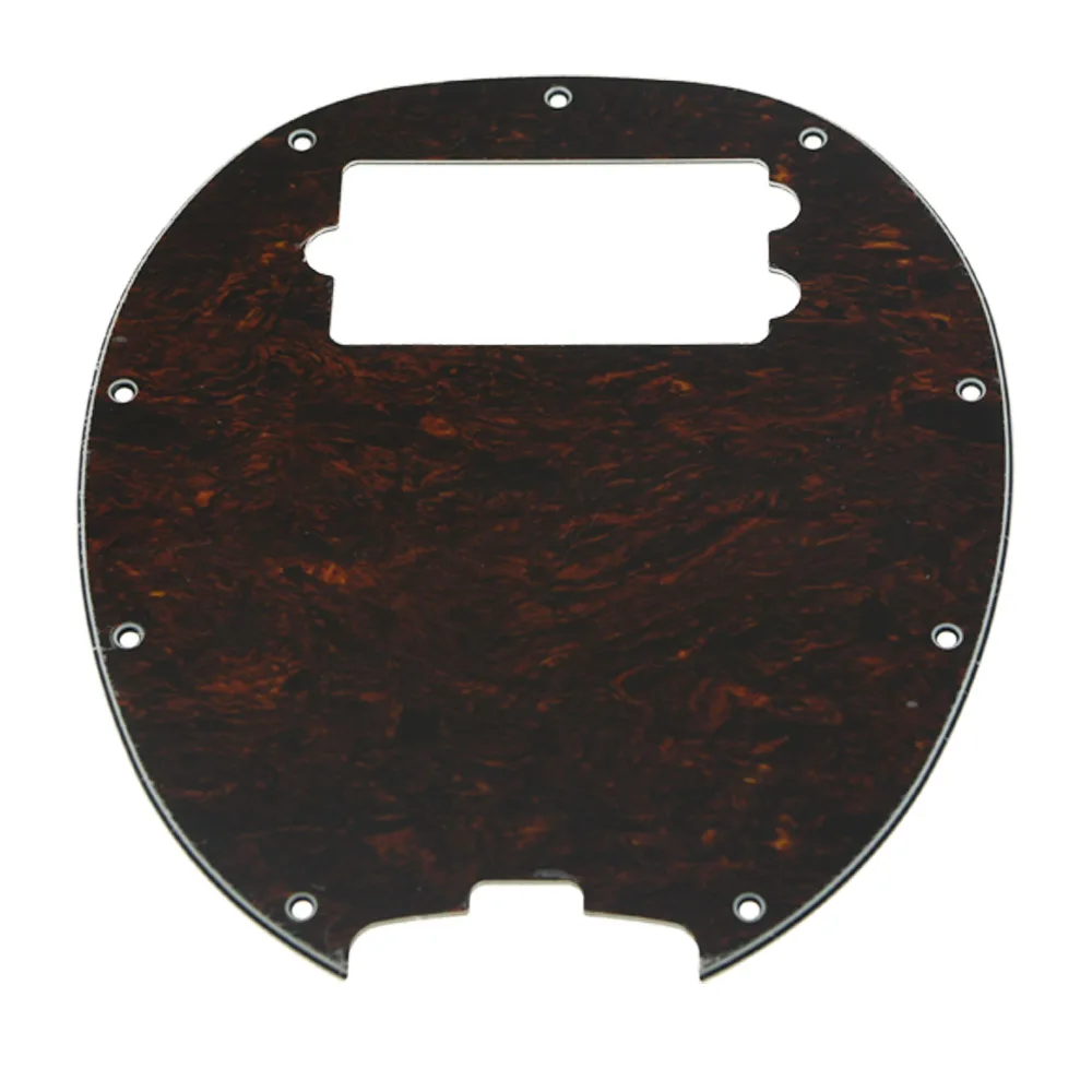 Red Tortoise Bass Pickguard MusicMan Stingray MM4 царапина пластины с винтами для Music Man MM2 4 струны гитары запчасти различные цвета - Цвет: Red Tortoise