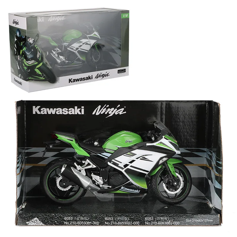 

Automaxx 1:12 Motorcycle Model Toy Alloy Motocross Racing Car Vehicle Motor Bicycle Motorbike Ninja 250 cars Toys For Children