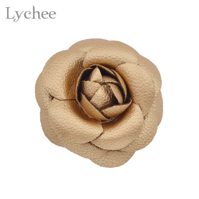 Lychee многоцветная брошь в виде цветка камелии украшение цветочные украшения