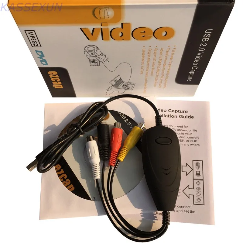 Карта видеозахвата Vhs для ПК захват аналогового видео от Hi8 vhs tv видеокамеры к windows