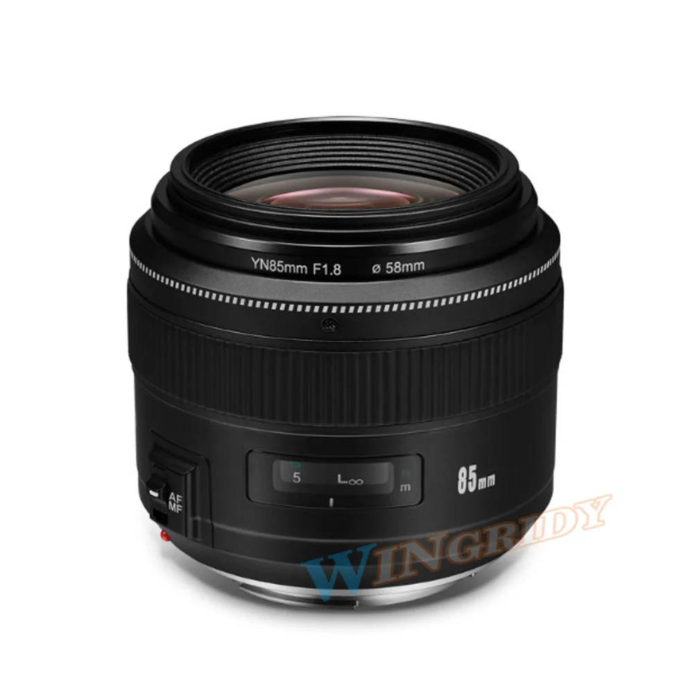 Объектив YONGNUO YN85mm F1.8 AF/MF Стандартный Средний телеобъектив с фиксированным