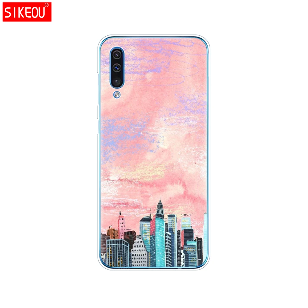 33680 Для samsung Galaxy A50 силиконовый прозрачный Футляр задняя крышка чехол для телефона для samsung A50 A505 A505F SM-A505F мягкий чехол 6,4 - Цвет: 33680