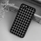 Черный чехол maifengge Tumblr с сеткой для iPhone 5 6 6s 7 8 plus X XR XS max 11 12 13 Pro Samsung Galaxy S7edge S8 S9 S10