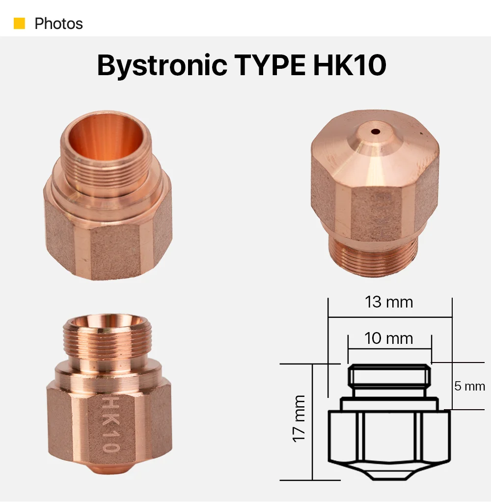Cloudray HK08 HK10 HK12 HK15 HK17 HK20 HK25 HK30 лазерные насадки для OEM Bystronic волоконная лазерная резка