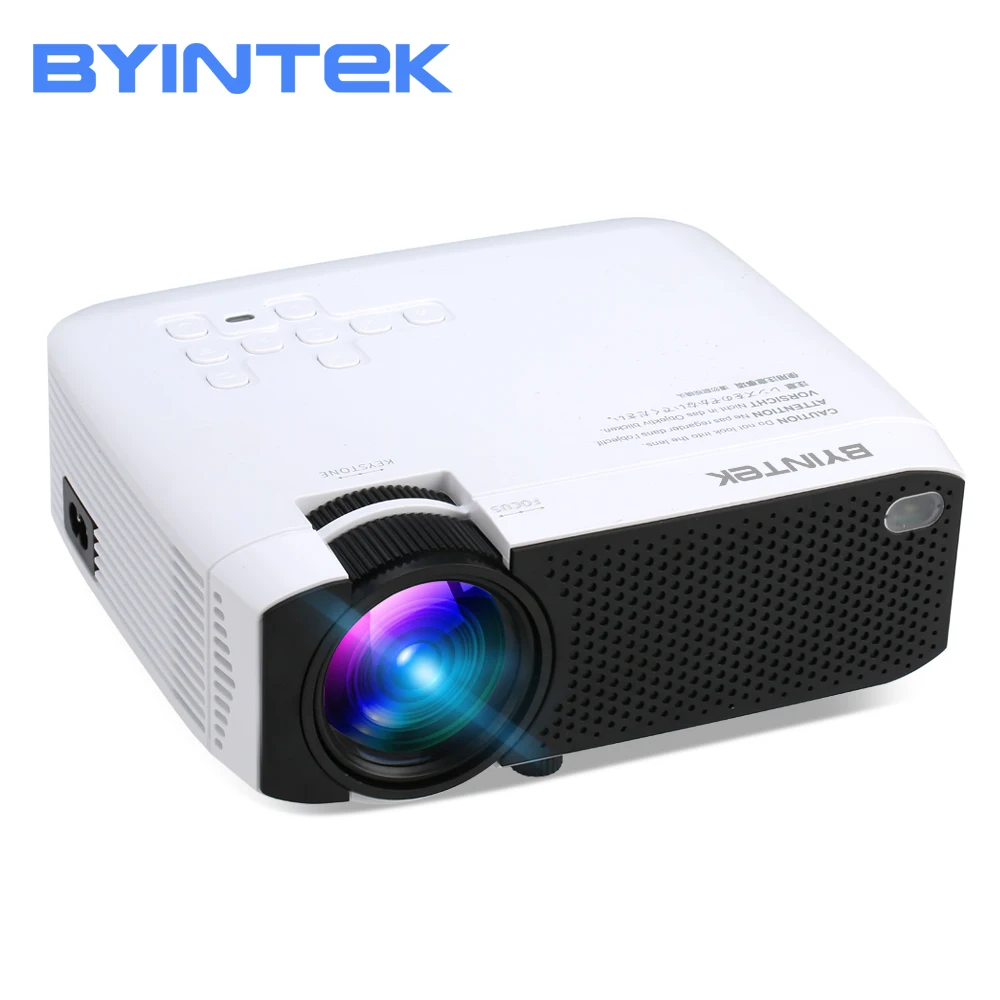 2018 BYINTEK небо F17 Мини светодиодный портативный домашний кинотеатр цифровое видео HD
