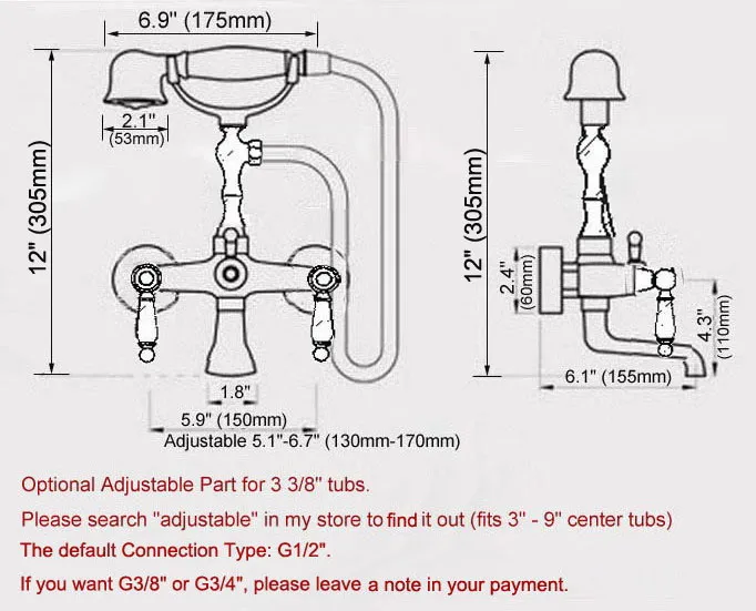 Полированный хромированный латунный смеситель с двойными керамическими ручками