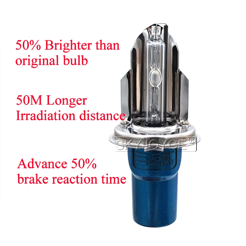 SKYJOYCE 35 Вт 55 H4 HID Bi Xenon Swing Bulb 5500K Дальний и ближний свет автомобильная лампа с
