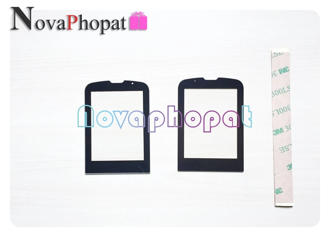 Novaphopat черный стеклянный экран для Philips E560 стеклянная панель объектива Замена (не
