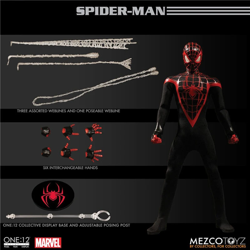 6 дюймов Marvel Mezco One 12 супергерой Человек-паук человек паук фигурка модель игрушки подарок
