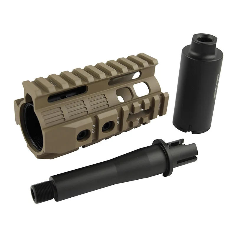 Тактическая ультра короткая рельсовая система CQB 4 0 дюйма (BK/DE) для страйкбола AEG