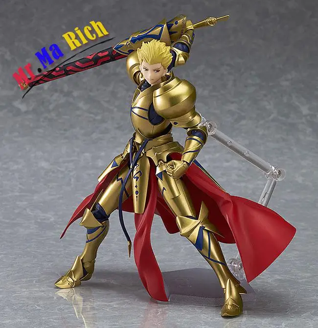 Figma 300 # Fate Gilgamesh ПВХ фигурка Коллекционная модель подарок на Рождество игрушка 5