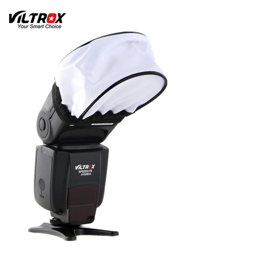 Универсальный тканевый софтбокс Viltrox, Рассеиватель Вспышки для Canon Nikon Sigma sony Flash Viltrox JY-680A JY-680Ch