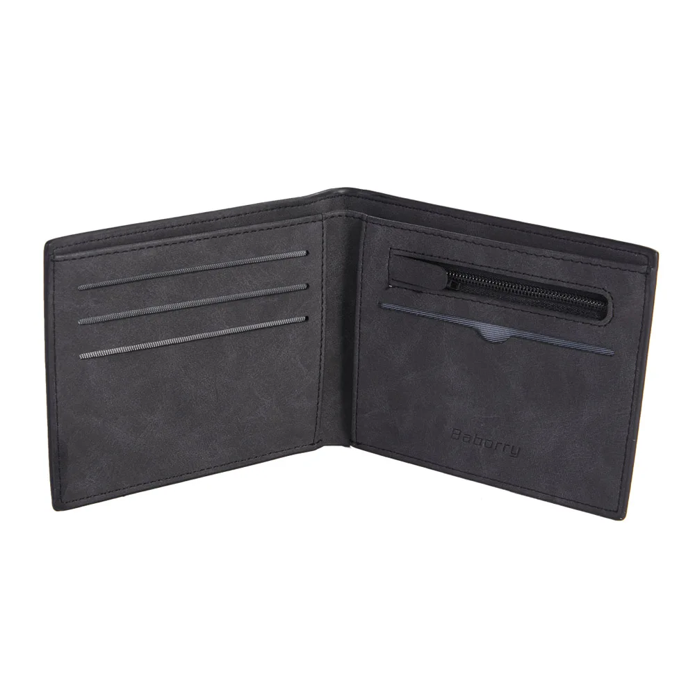 Fashion Rfid Men Wallets Mens Wallet with Coin Bag Zipper Small Mini Purses New Design Dollar Slim Money 2019 | Багаж и сумки