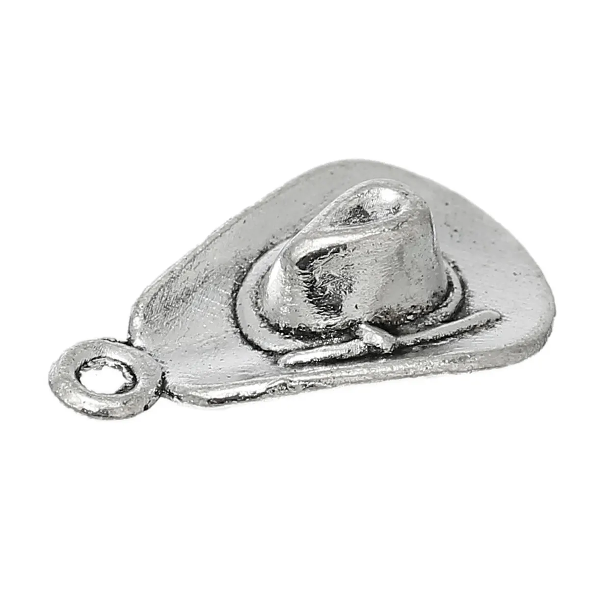 

DoreenBeads 30 шт Серебряный Цвет Очаровательная ковбойская шляпа Подвески 21x13 мм (B04279), yiwu