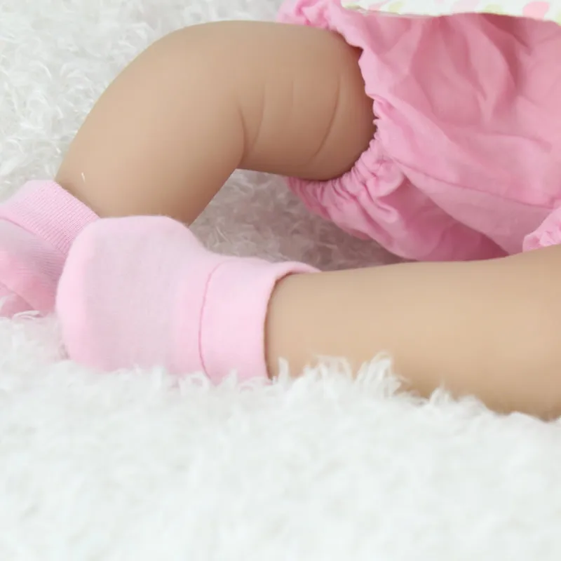 45 см Силиконовая Реалистичная кукла младенец новорожденная для маленьких