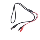 Многофункциональный комбинированный Тестовый Кабель, штекер BNC в двойной осциллограф с зажимом аллигатора, тестовый зонд, свинцовый кабель 1 м для DSO138