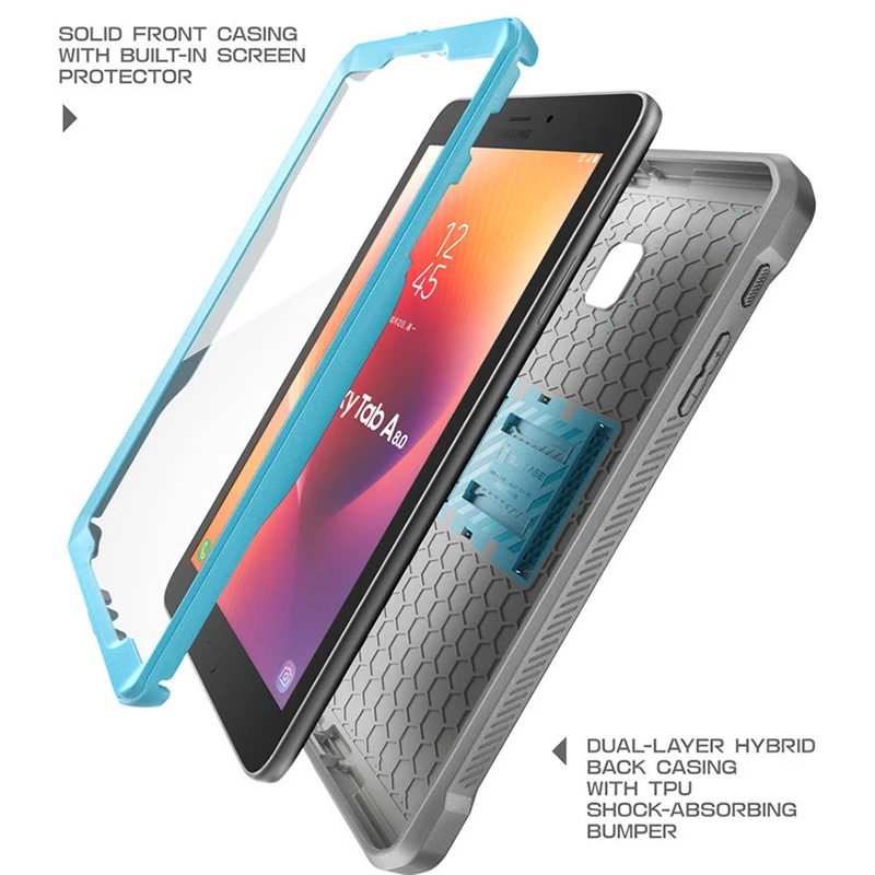 supcase for samsung galaxy tab a 8 0 case 2017 ub pro full body rugged hybrid defense cover with built in screen protector free global shipping