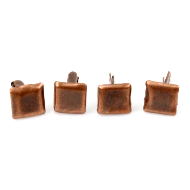 Bronze Square Brads Scrapbooking Embellishment Fastener Metal Crafts For Diy handmade Decoration 5mm 40PCs MZ232-17 | Дом и сад