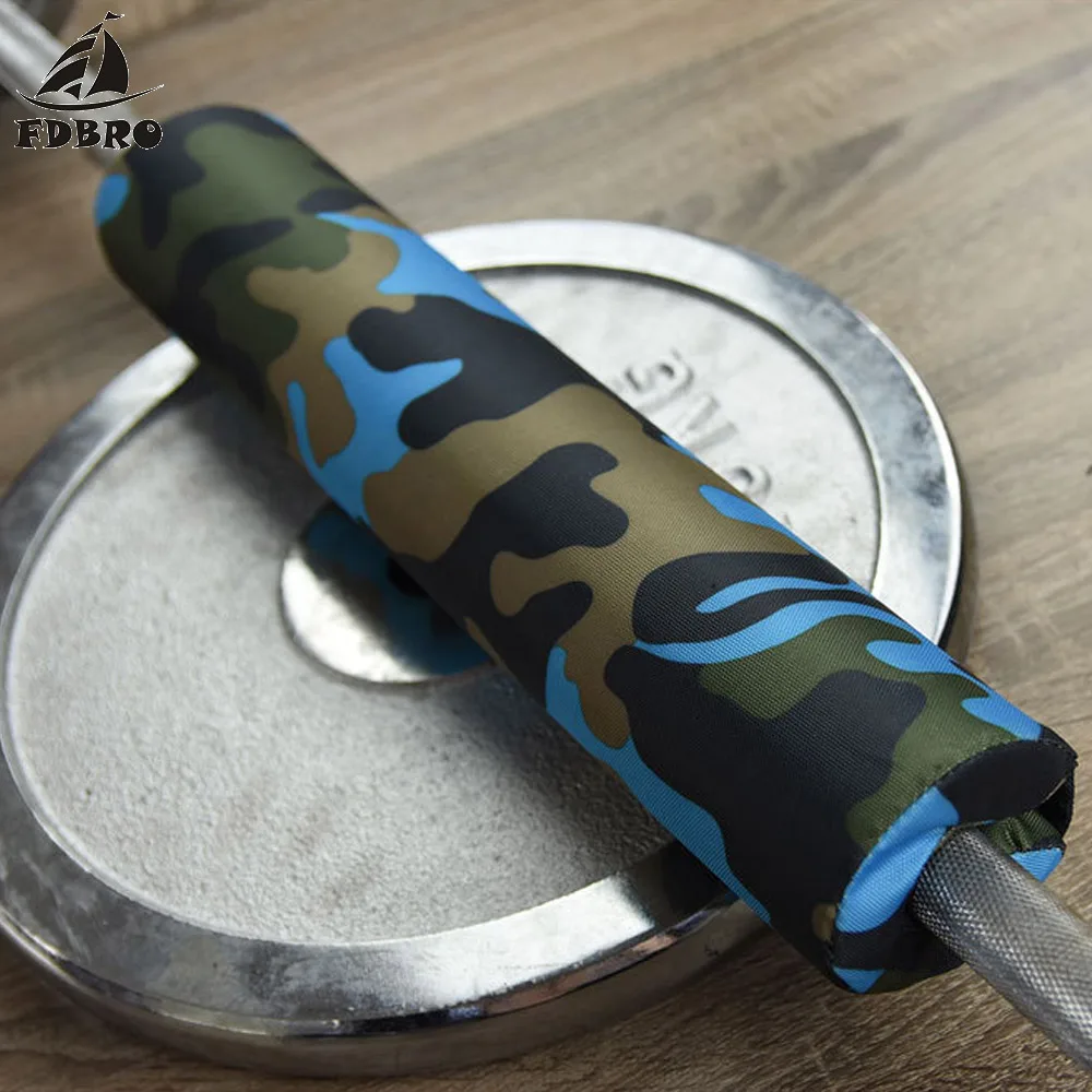 Sky blue Шейный плечевой защитный коврик для тренажерного зала инвентарь для занятий спортом для тяжелой атлетики и фитнеса штанга подкладка под штангу Толстая сверхмощная пена поддержка - Цвет: Sky blue