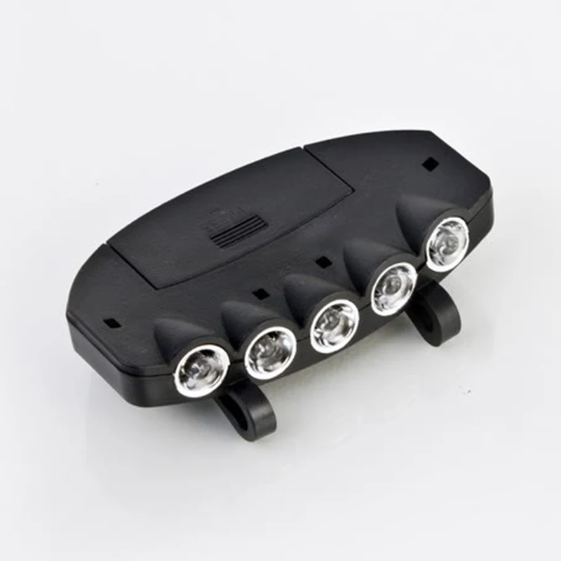 Супер Яркий клип 5 светодиодный голова Кепка шапка светильник фонарь Рыбалка