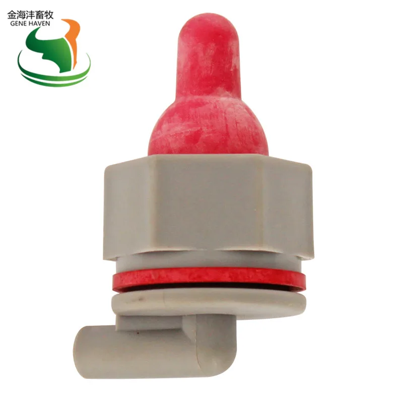 Nipple and Valve 8L ягненка подачи молока ведро может быть варьировались от 1 до 5 соски - Цвет: Nipple and Valve