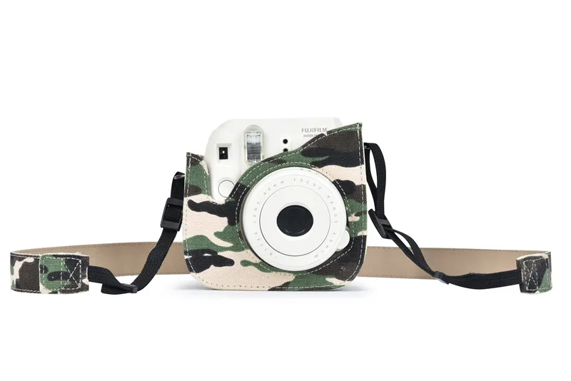 Сумка для камеры из искусственной кожи с ремешком, защитный чехол для Fujifilm Instax Mini 8/8+/9, моментальная камера