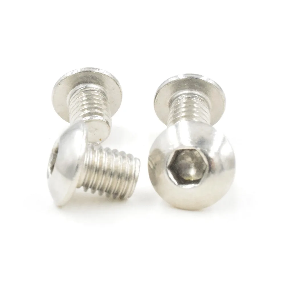 M8 Bolt Button Head Socket Screw 304 Stainless Steel M8*(10/12/16/20/25/30/35/40) mm 10pcs |