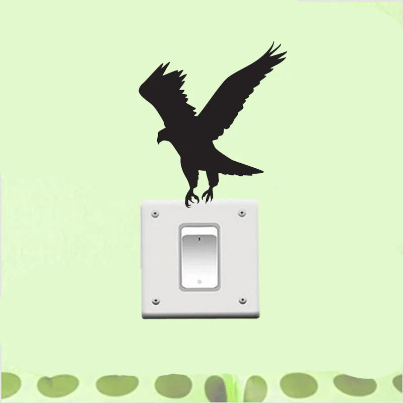 WANGZHIMING новинка мультфильм DIY 3d наклейки на стену для детской комнаты Летающий Орл