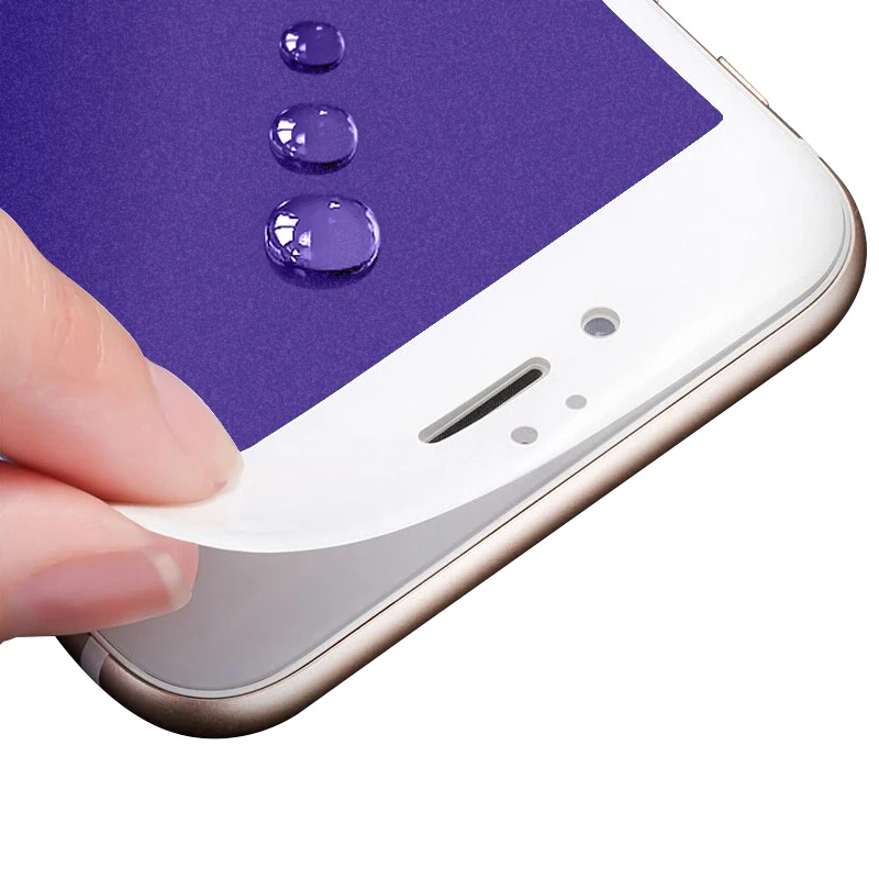3D Матовый Анти-синий анти отпечатков пальцев закаленное стекло для Apple iPhoneX XS X 8 7 6
