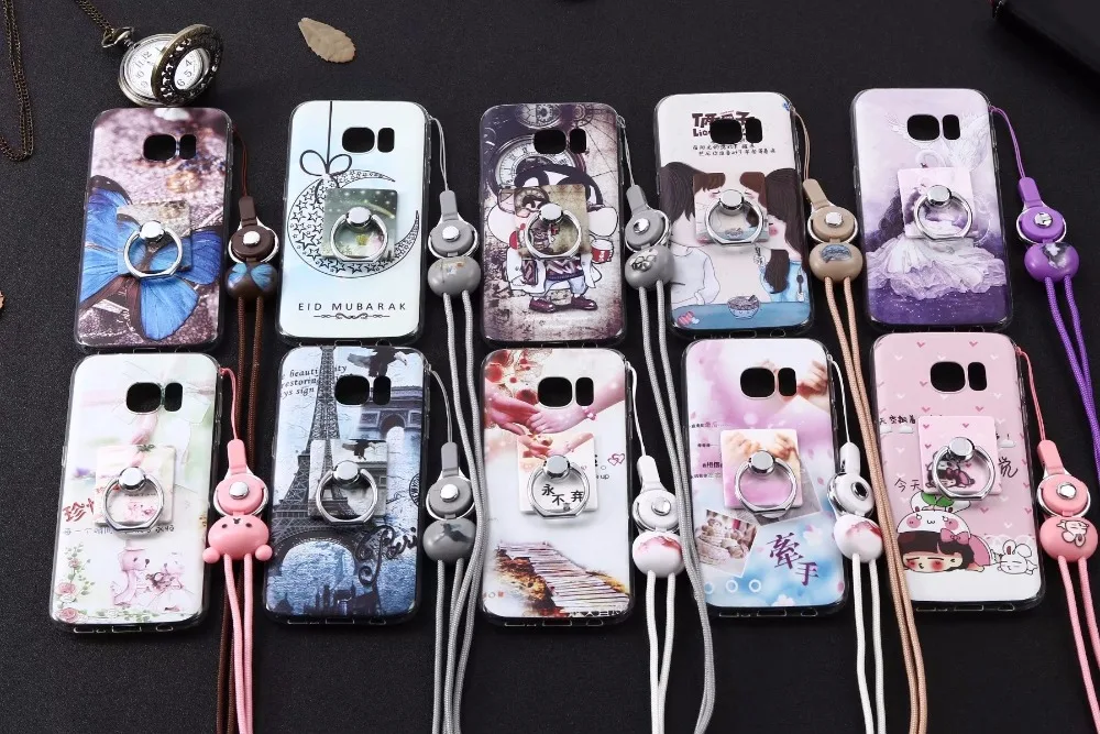 Мягкий гелевый Чехол с УФ принтом для Samsung Galaxy Note 2 3 4 5 S3 S4 S5 S6 S7 Edge S8 Plus|case for samsung